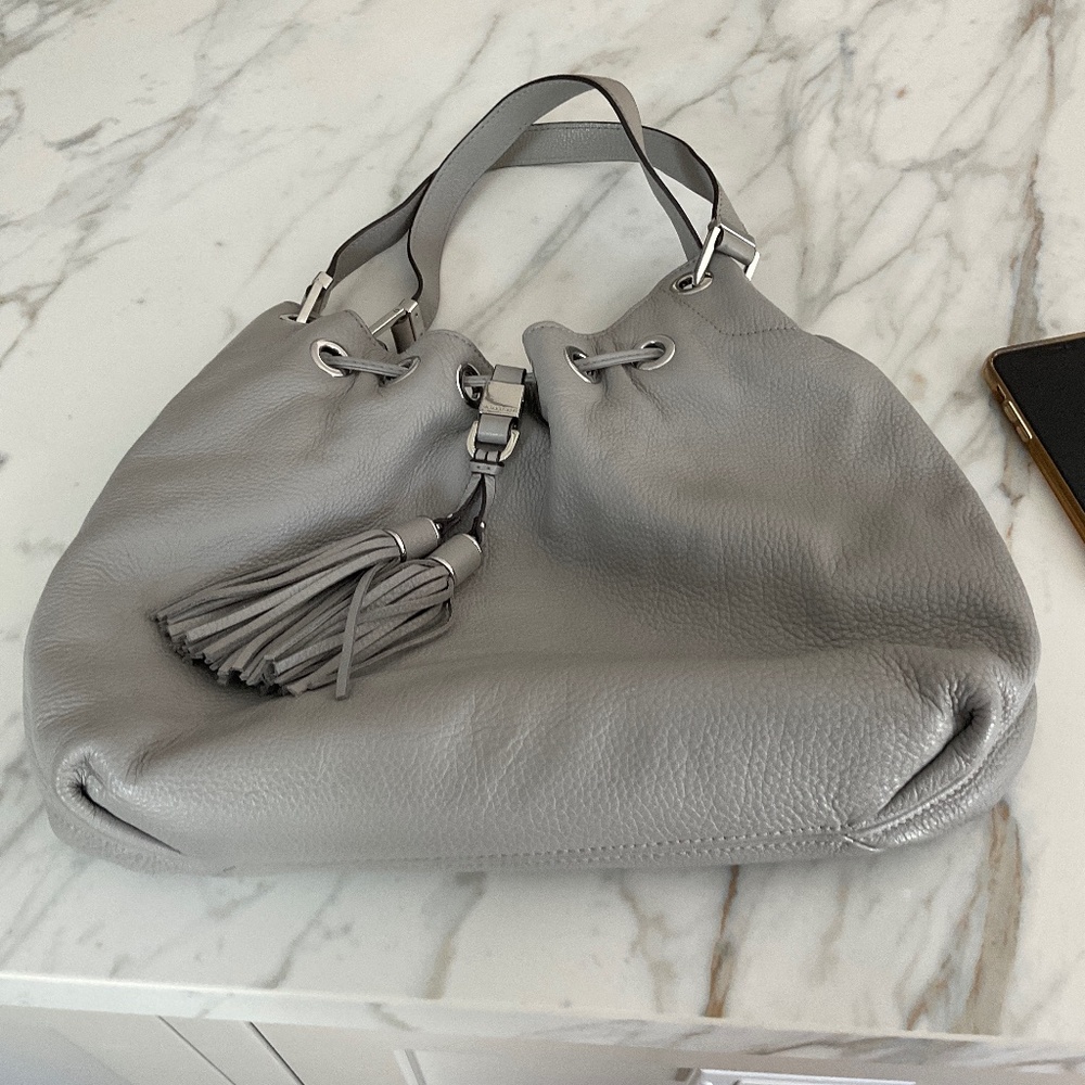 Michael Kors grant leather shoulder bag